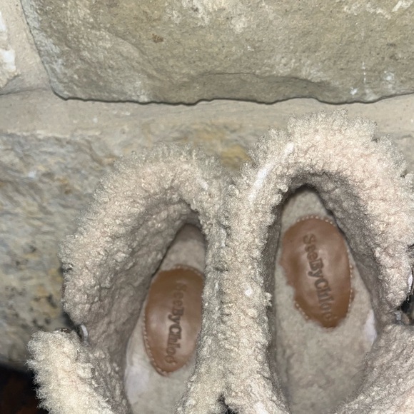 See by Chloe Louise suede Shearling lined Ankle Boots - Picture 11 of 14
